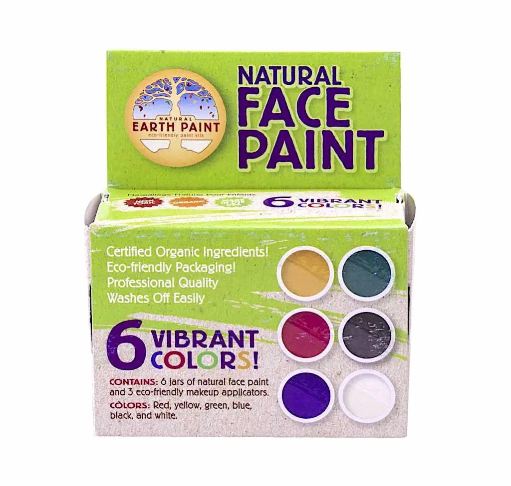 Naturlig ansiktsmaling | 6 farger