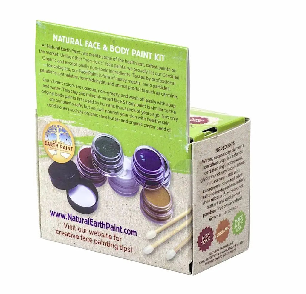 Naturlig ansiktsmaling | 6 farger