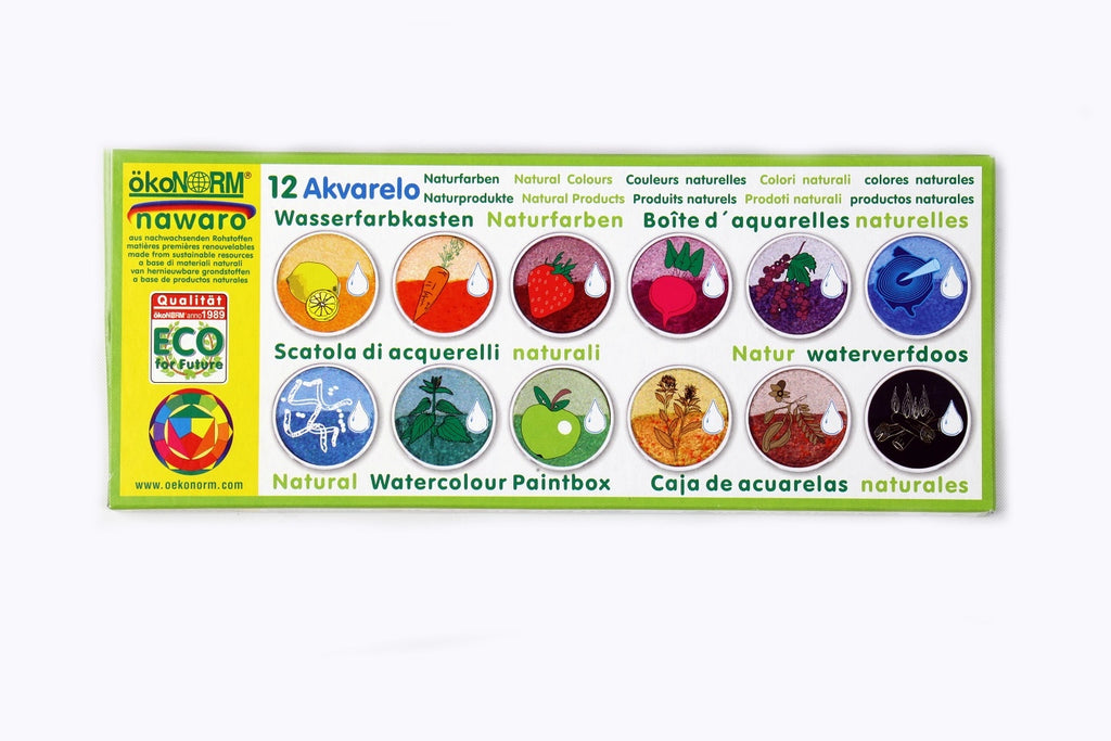 ÖkoNorm malesett. Fin metallboks med miljøvennlig og naturlig maling.