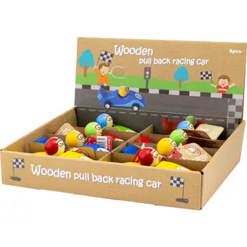 Små opptrekksbiler i tre | ulike varianter