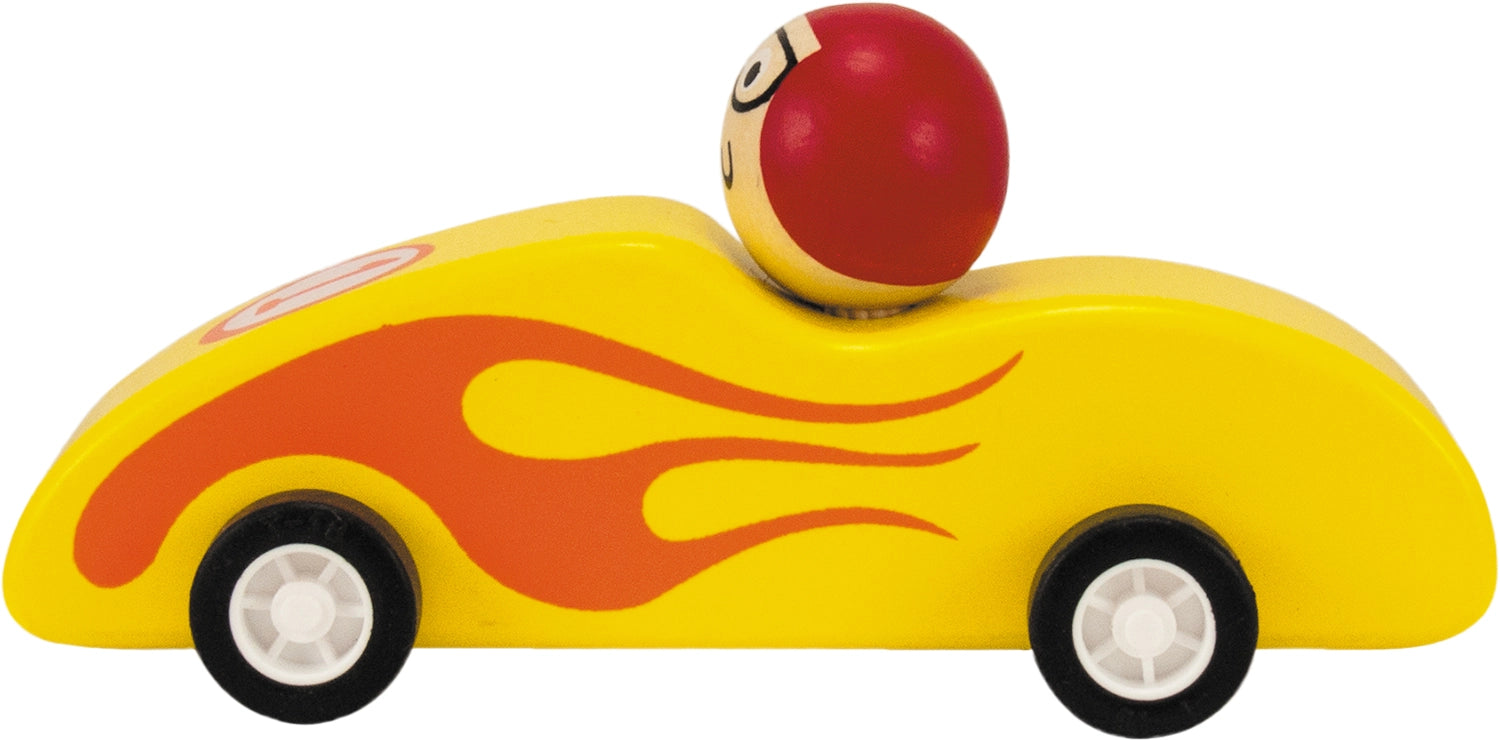 Små opptrekksbiler i tre | ulike varianter