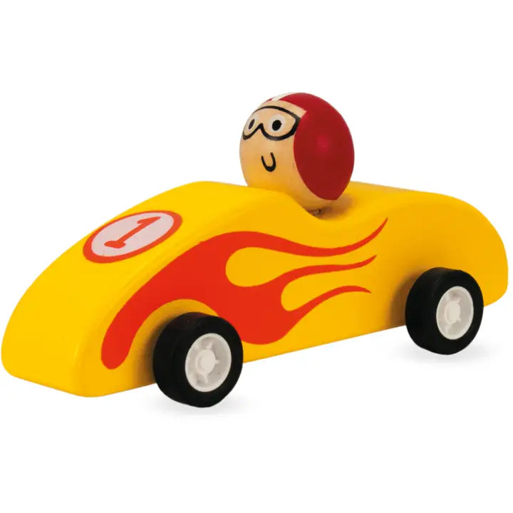 Små opptrekksbiler i tre | ulike varianter