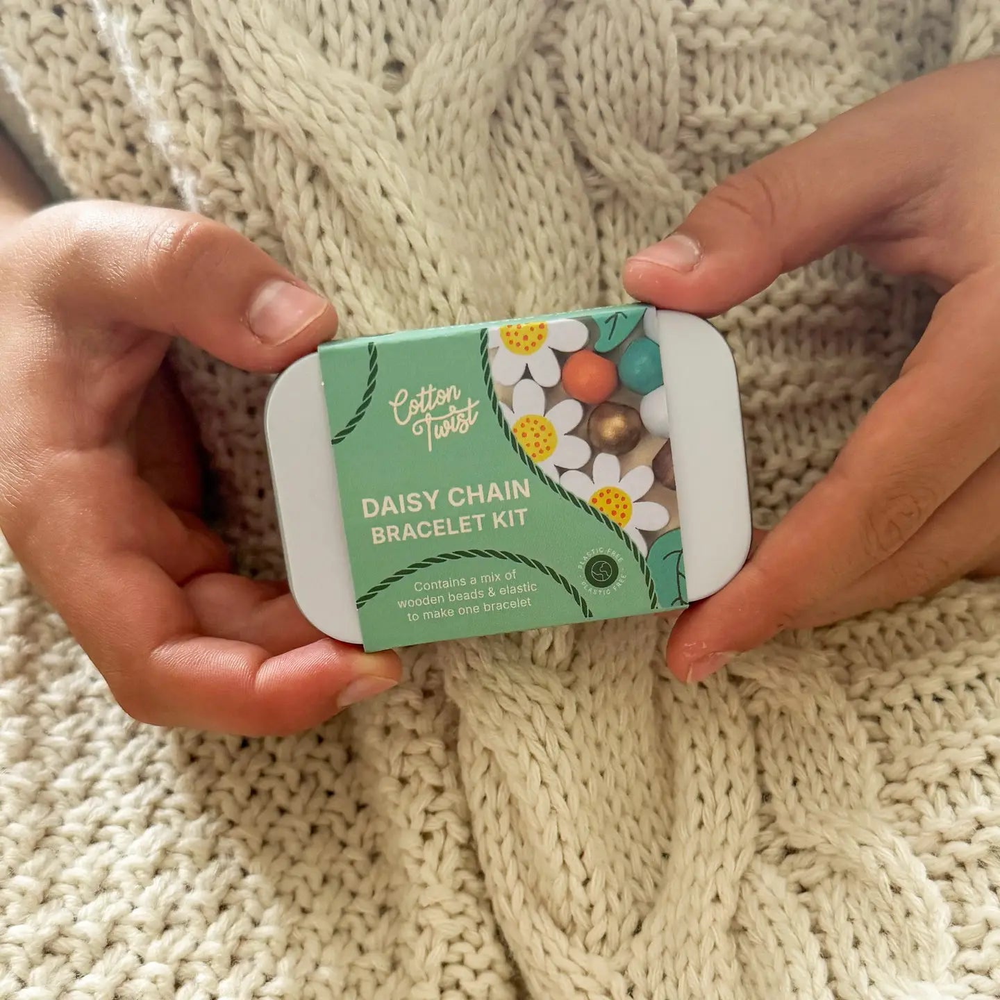 Armbånd perlesett gaveeske | daisy