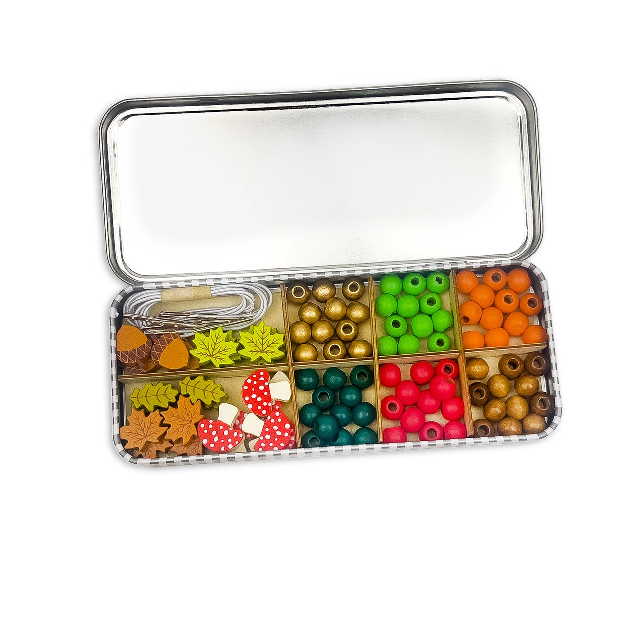 Armbånd perlesett medium | skog