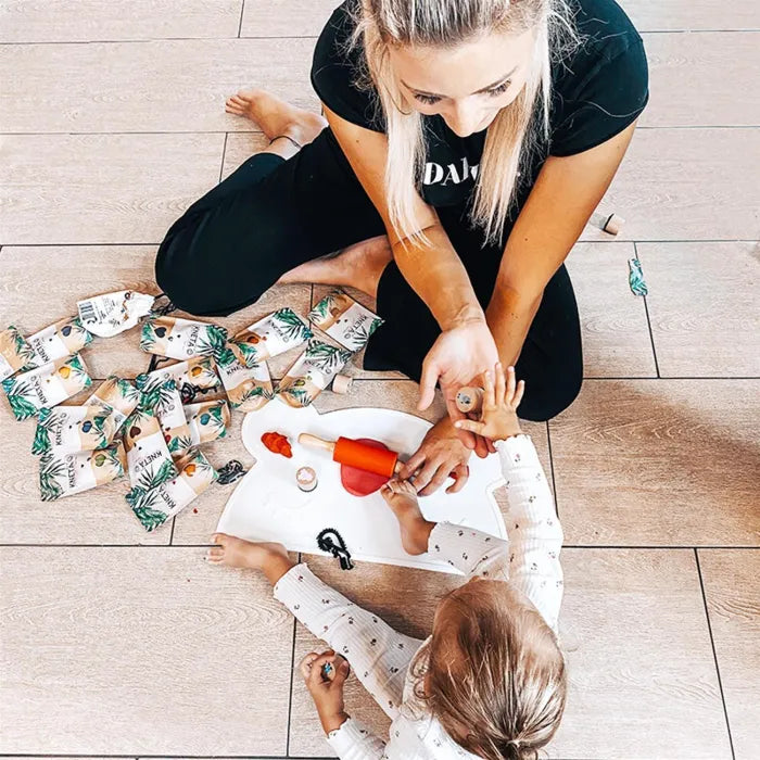 Naturlig plastelina | 4 farger á 50 g