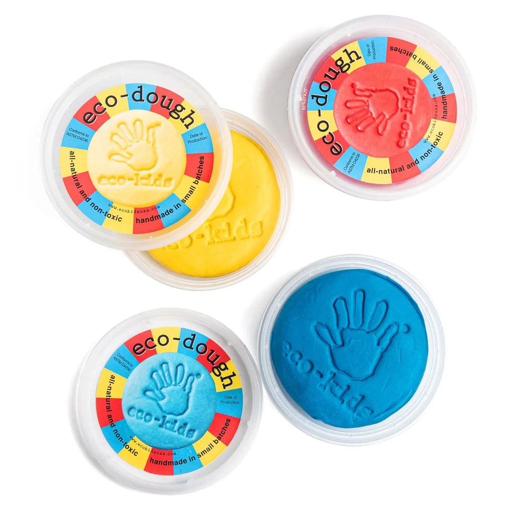 Øko plastelina. Naturlige, giftfrie primærfarger | flervalg