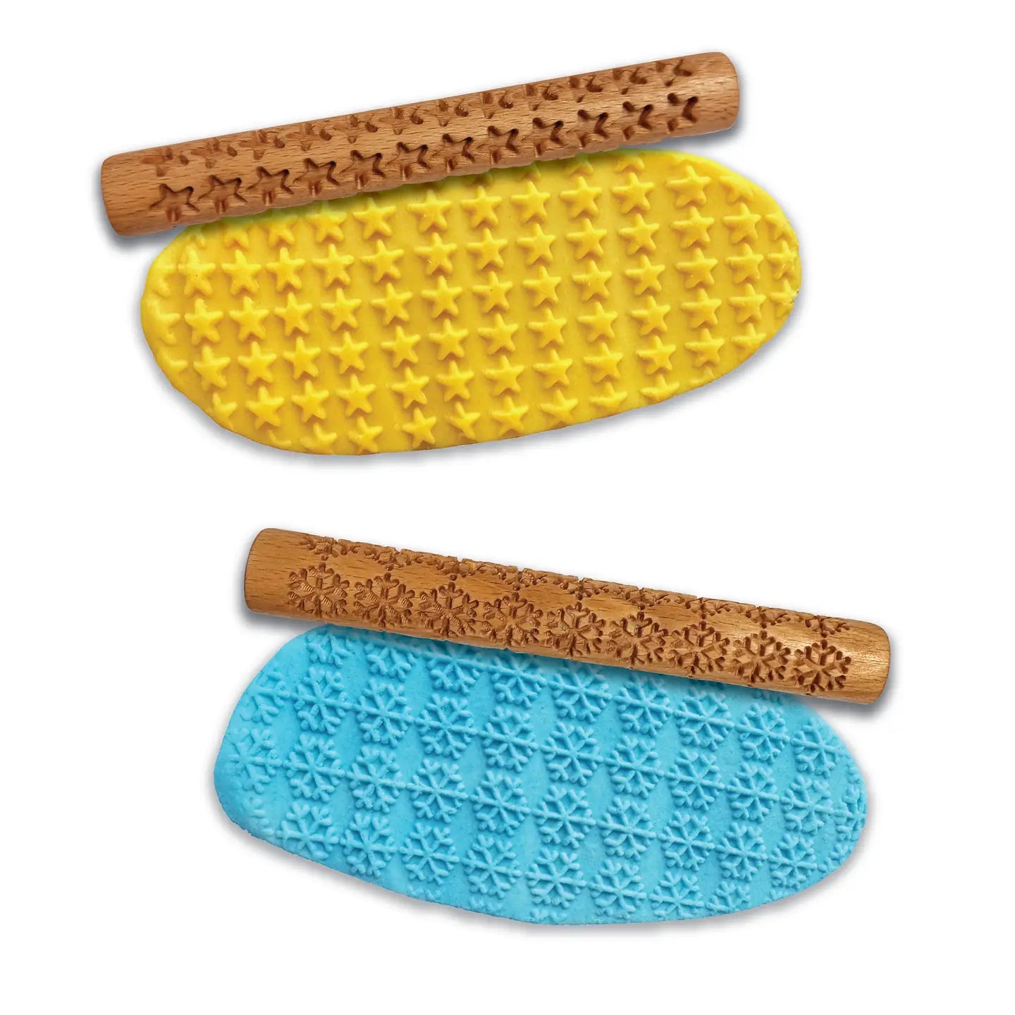 Plastelinaruller i tre | 2 pk