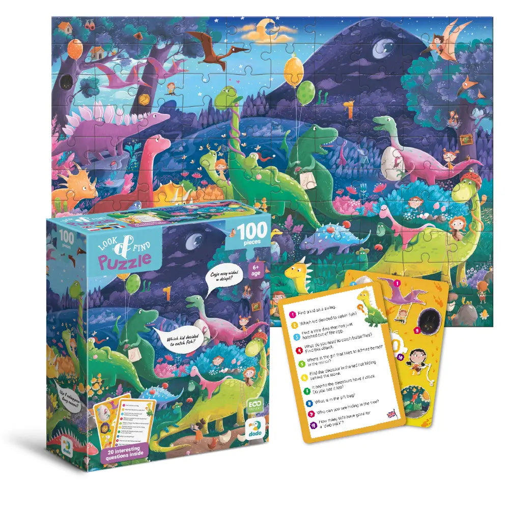 "Let og finn" puslespill | 100 brikker