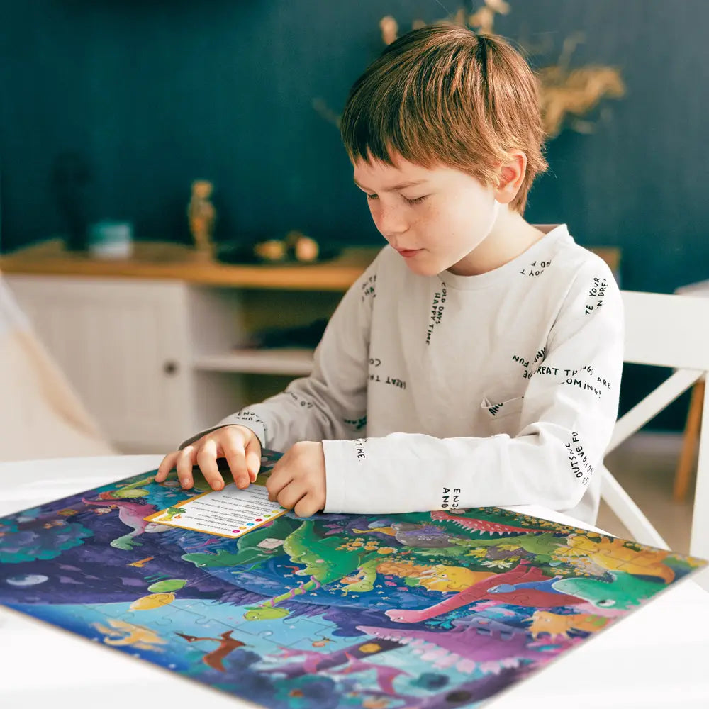 "Let og finn" puslespill | 100 brikker