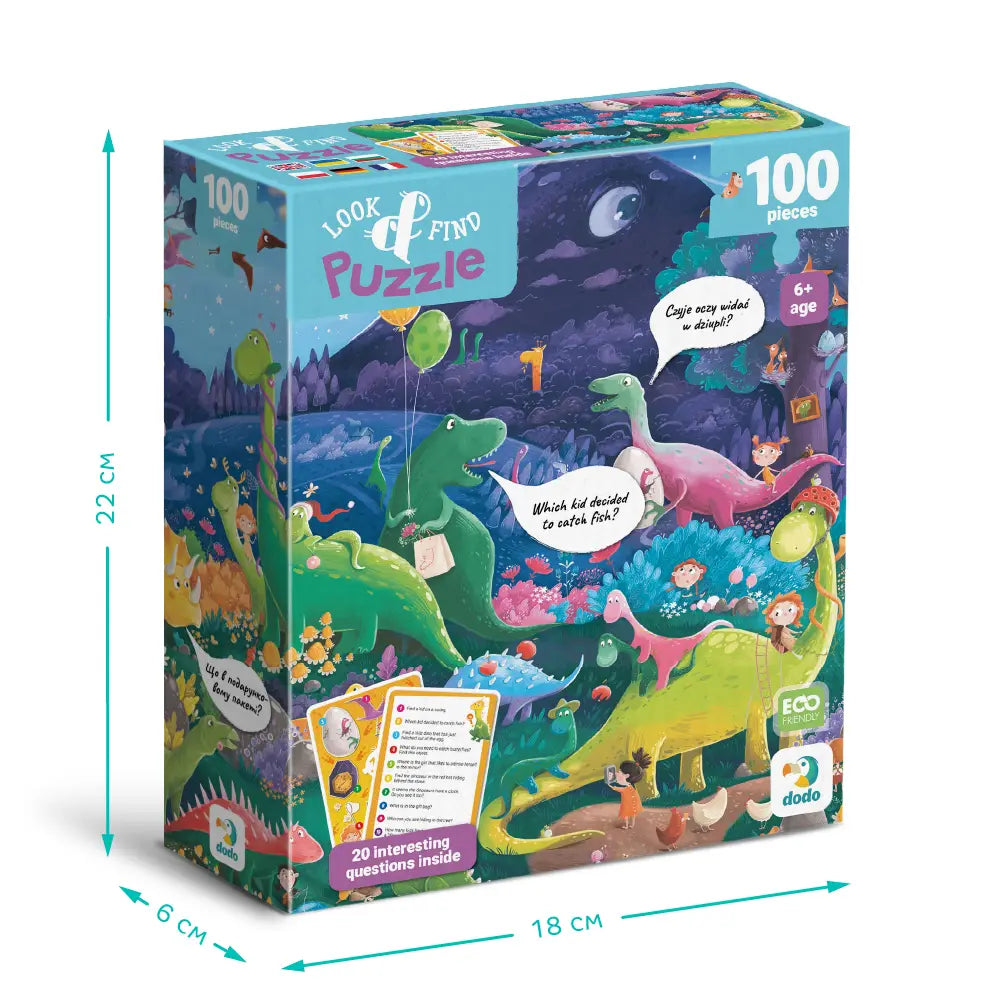 "Let og finn" puslespill | 100 brikker