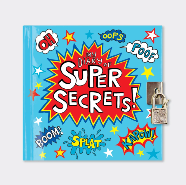 Dagbok med lås | Super Hero