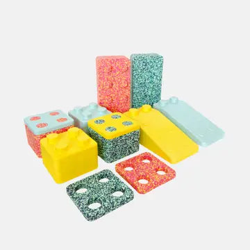 BYGGE startsett 12 deler | flere farger