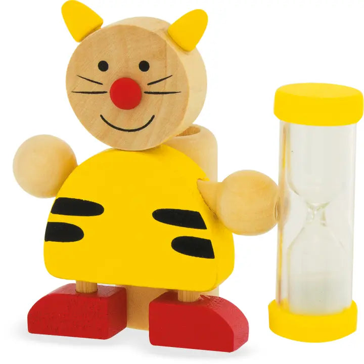 Tannbørsteholder m/ timeglass | ulike varianter