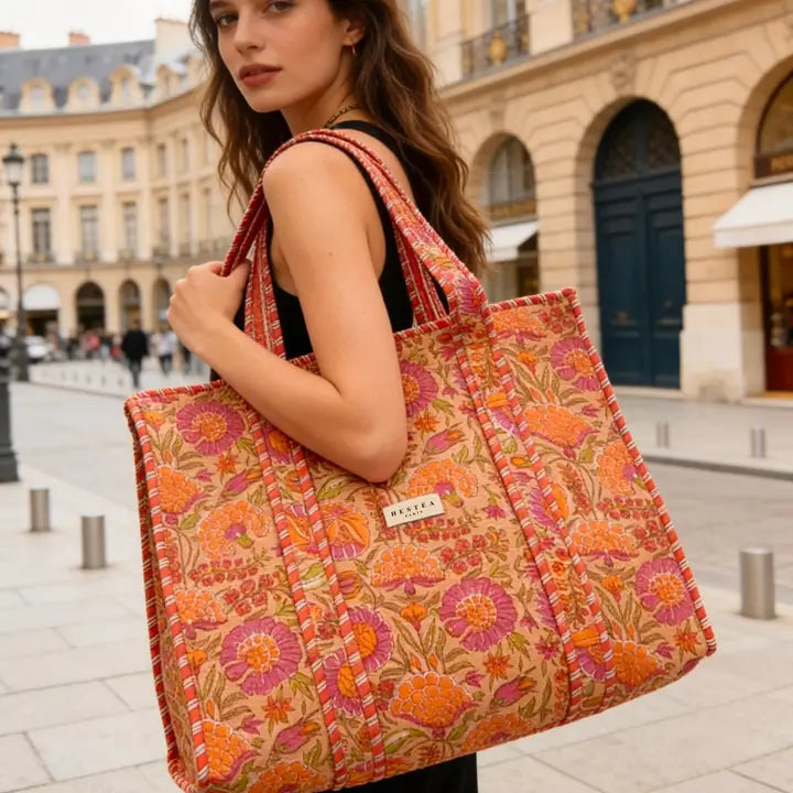 Stor tote bag | 100 % bomull | ulike designs
