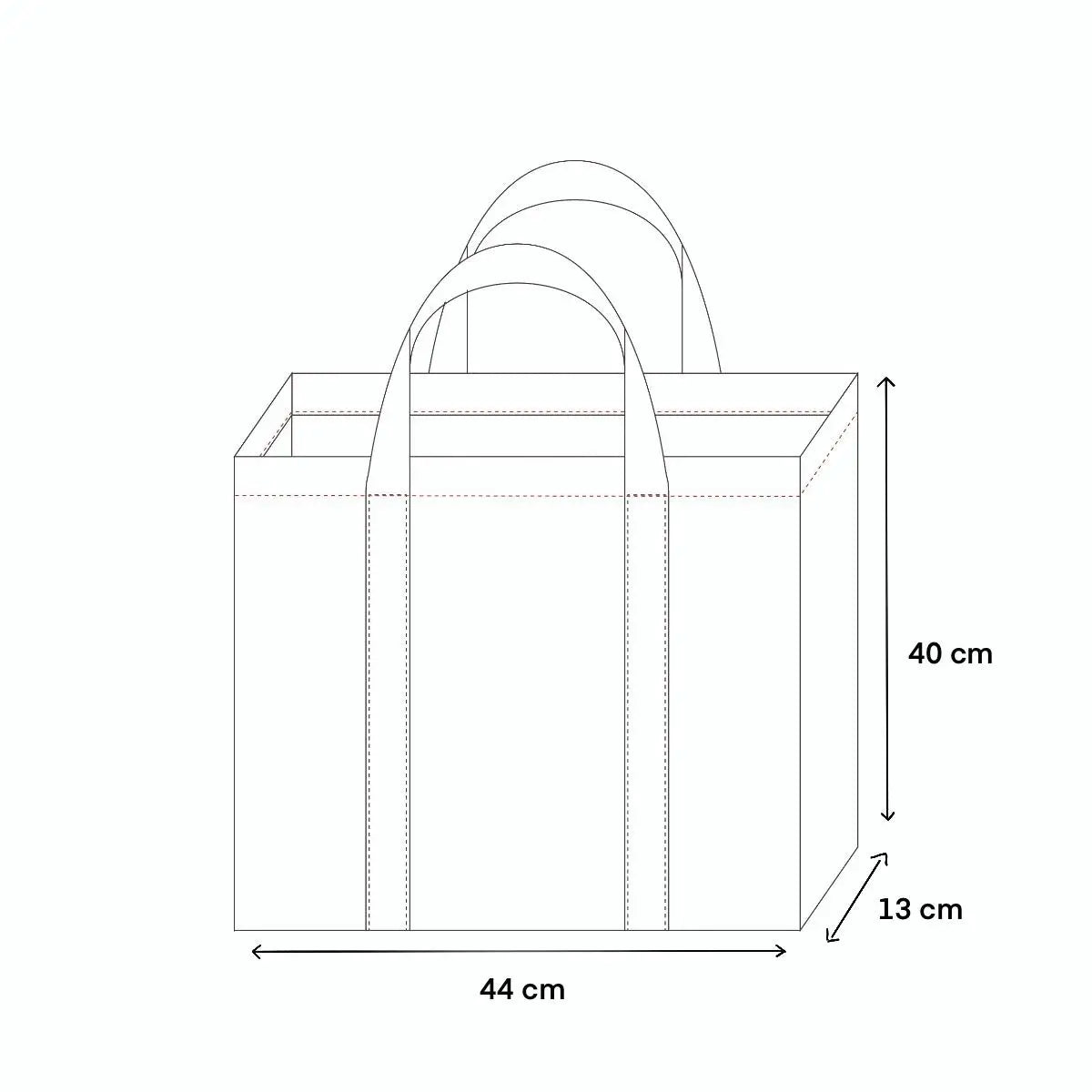 Stor tote bag | 100 % bomull | ulike designs