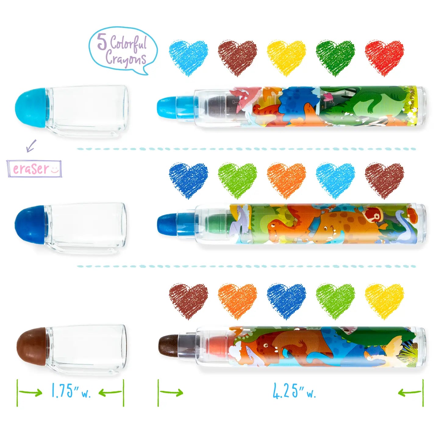 Viskelige fargestifter | perfekt på farten