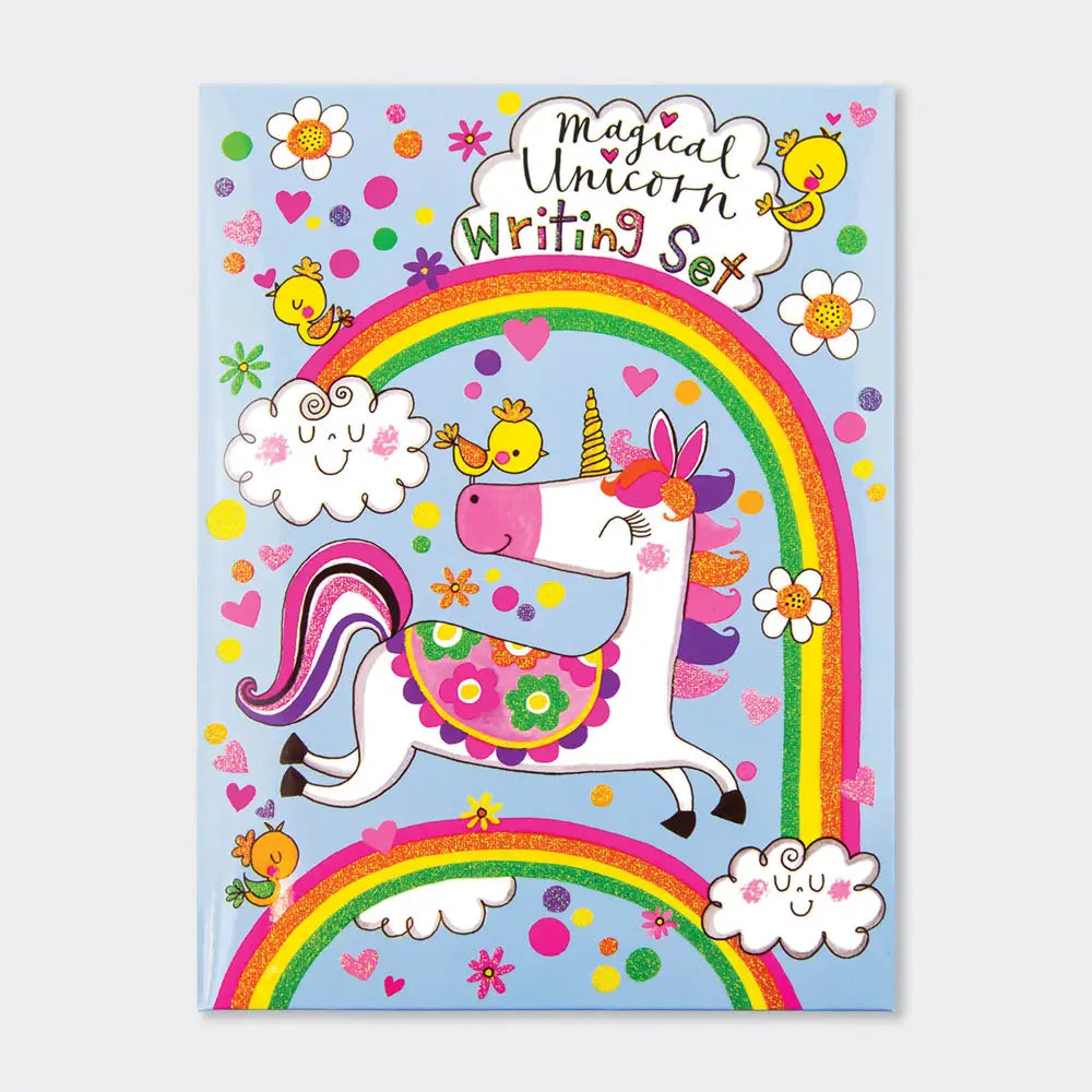 Brevsett med klistremerker | Magical Unicorn