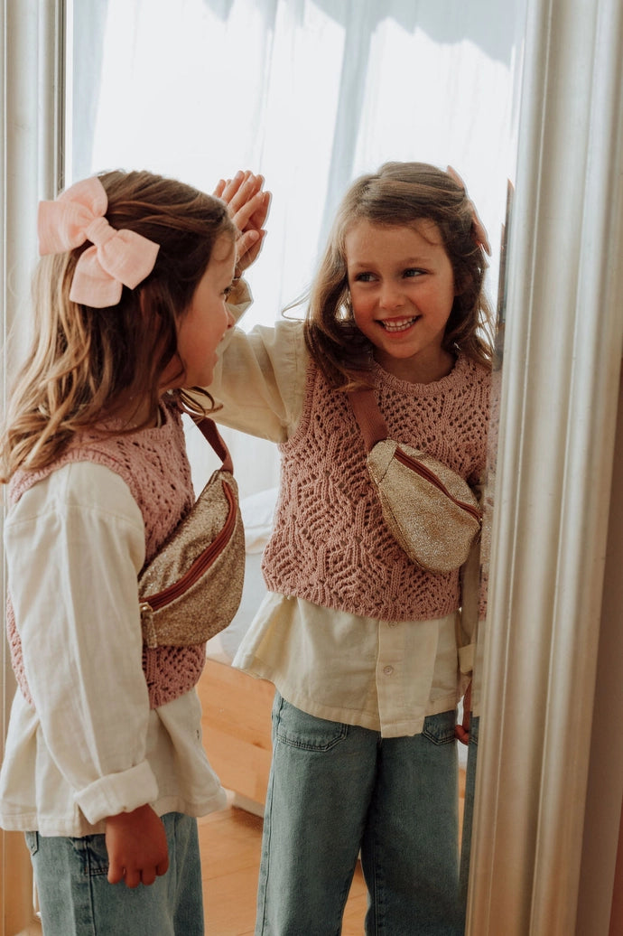 Nydelig rumpetaske | glitter